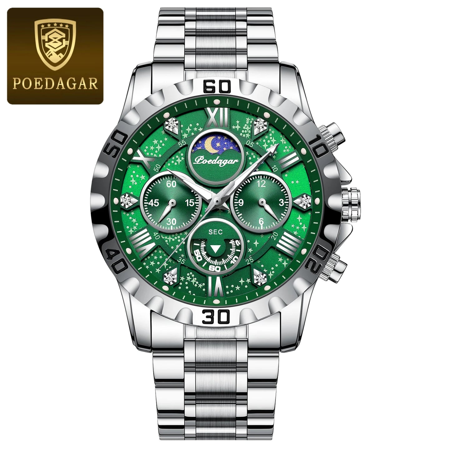 POEDAGAR Luxury Watch for Man Quartz Sports Men Watch