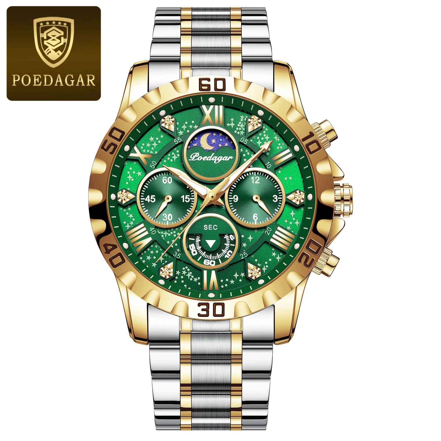 POEDAGAR Luxury Watch for Man Quartz Sports Men Watch